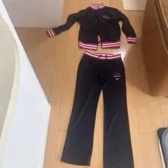 Nike ジャージ上下セット 黒/赤