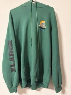 XLARGE Night Vision グリーンパーカー