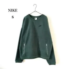 ☆Z10-140 NIKE クラブフリース スウェット S グリーン ゆったり