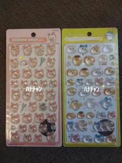 ちいかわ　ボンボンドロップシール　古本屋　かに　みんなニコニコ