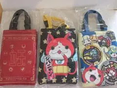 【新品未開封】妖怪ウォッチ スマホトートL 3種セット モバイルポーチ