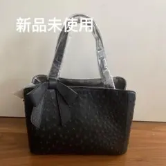 ブラックオーストリッチハンドバッグ