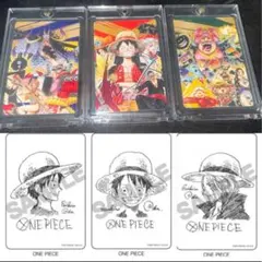 ❤️ワンピース ナツコミ2022 ONE PIECE 特製ダブルステッカー 3種
