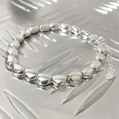 ブレスレット ヴィンテージ シルバー ティアドロップ しずく 雫 925