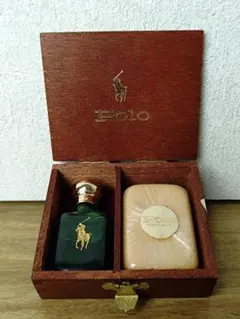 ポロ ラルフローレン■オードトワレ■SAVON 木箱入ギフトセット 中古品のサムネイル