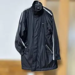 ナイキ　Nike ブラック ナイロンジャケット L ベンチコート