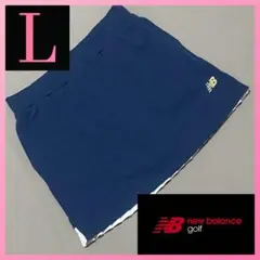 ニューバランスゴルフ バックプリーツストレッチスカート Lインナー付き