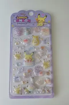 【韓国限定】正規品 ポケモン　キャンディボンボンステッカー　ピカチュウ