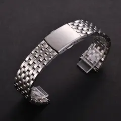 腕時計ベルト 18mm ステンレス シルバー 7連のサムネイル