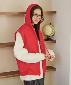 niko and… ZIPニットフーディベスト