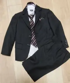 男の子　フォーマルスーツ　黒　110 A V.O.W.W　5点セット