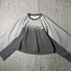 ロエベ　LOEWE スウェット　ロゴ　ボリュームスリーブ　グレー　ユニセックスのサムネイル