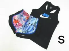 S 花柄 ナイキ タンクトップ ショートパンツ セットアップ