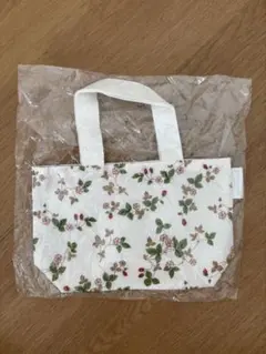 【新品】WEDGWOOD ウェッジウッド ワイルドストロベリー エコバッグ　花柄のサムネイル