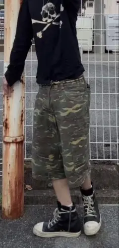 00s OLD STUSSY カモフラ カーゴショートパンツ - メルカリ