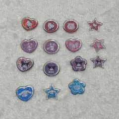 おはじききらきらシール（キティ、マイメロ、クロミ、シナモン）おすそ分け