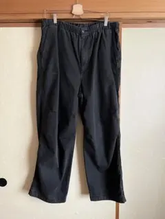 UNIQLO C ユニクロ ワイドパラシュートパンツ デニム ダークグレーXL