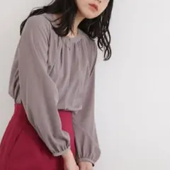 プチメタルボタンブラウス NATURAL BEAUTY BASICのサムネイル