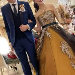 結婚式　ネックレス　ゴールド　ピアス　セットのサムネイル