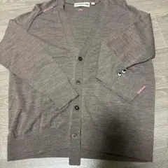 ANYA HINDMARCH ブラウンニットカーディガン M