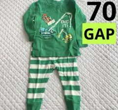 ①新品70 baby GAP パジャマ