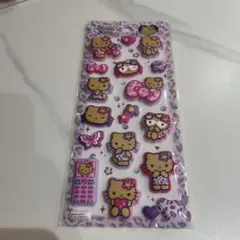 【正規品】マシュマロシール 日焼けキティ　サンリオ　ハローキティ　もちもちシール