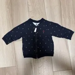 PETIT BATEAU ネイビー アウター 12m プチバトー　74