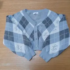 ラブトキシック(Lovetoxic)【洗える】アーガイルカーディガン　150