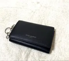 ✨希少✨Saint Laurent 6連キーケース 黒 レザー 485634