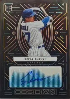 鈴木誠也直筆サインカード（2022 Panini Prizm） - メルカリ