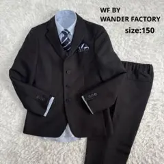【フォーマル4点】ワンダーファクトリー 卒服 150キッズ ブラック