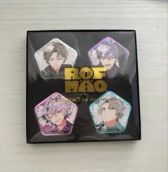 ROF-MAO 缶バッチ　セット　スタンド付き