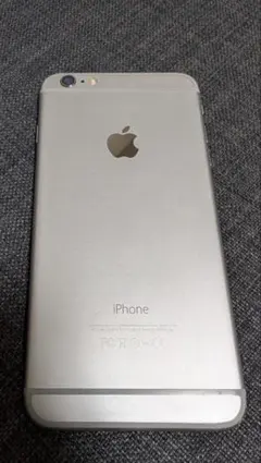 iPhone6plus 64GB シルバー 81%バッテリー 画面ひび割れ有