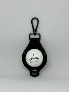 ゴルフボールケース★ティー&マーカーホルダー同時購入お勧め★ゴルフボールポーチ黒