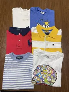 まとめて 6枚 KIDS半袖Tシャツ  100 110 120 130