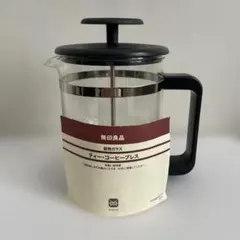 無印良品　耐熱ガラス　ティーコーヒープレス　フレンチプレスのサムネイル