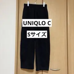 【UNIQLO】 スウェットワイドパンツ/標準丈　ブラック　Sサイズ