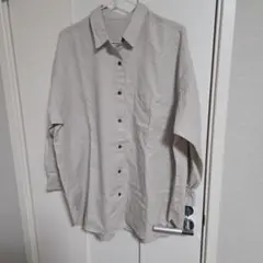 グローバルワーク　ベージュ ボタンシャツ サイズF　未使用