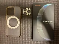 TORRAS iPhone 16 Pro スタンドケース クリア/ゴールド