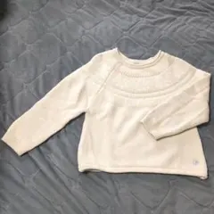 ★お値引き中★　プチバトー　オフホワイトのセーター