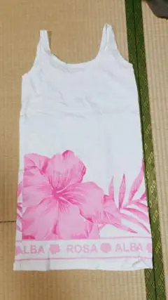 【新品未使用】ALBA ROSA/アルバローザ❤︎ハイビスカス❤︎ワンピース❤︎F