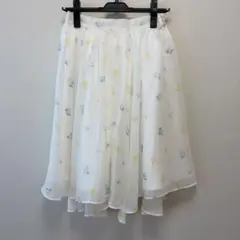 N*i様 フラワープリント フレアスカート Mサイズ