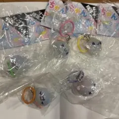 ぷくぷくあわわちゃん　めじるしアクセサリー　シープラ限定すやすや　5個セット