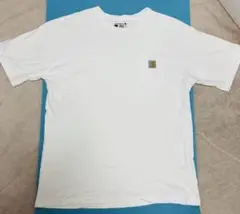 Carhartt ポケット付き　ルーズTシャツ ホワイト Lサイズ　白　大きめ