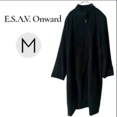 E.S.A.V. Onward コート ( 9号 サイズ )ロング アウター 紺