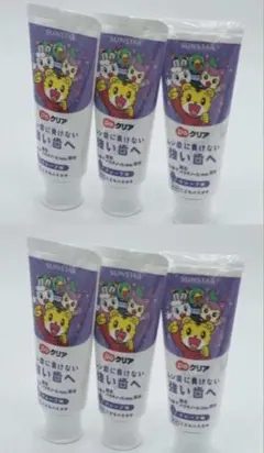 サンスターDOクリア　子供歯みがきぶどうX6