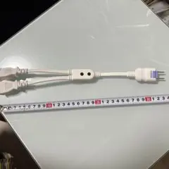 電源分配ケーブル 約30cm 2プラグ