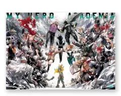名*い様 ヒロアカ原画展 B2ポスター ヒーローVS敵 ヴィラン 新品