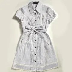 セシルマクビー　ストライプワンピース