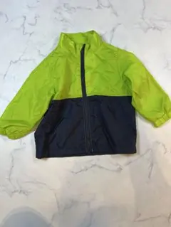 ナイロン製アウター 緑と紺 サイズ80